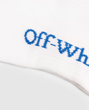 Off-White Белые носки с логотипом Arrow OMRA080F25KNI001