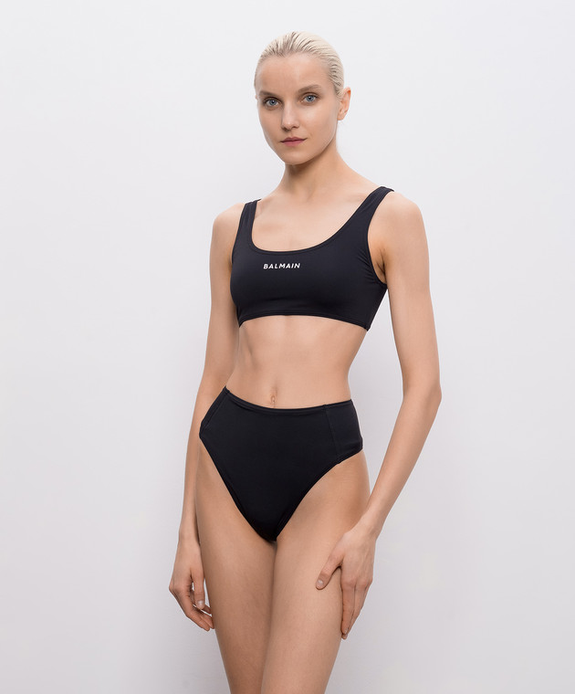 Balmain Черный купальник BKBS02490 изображение 2