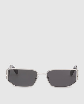 Off-White Серебряные солнцезащитные очки Allen OERI156F25MET001