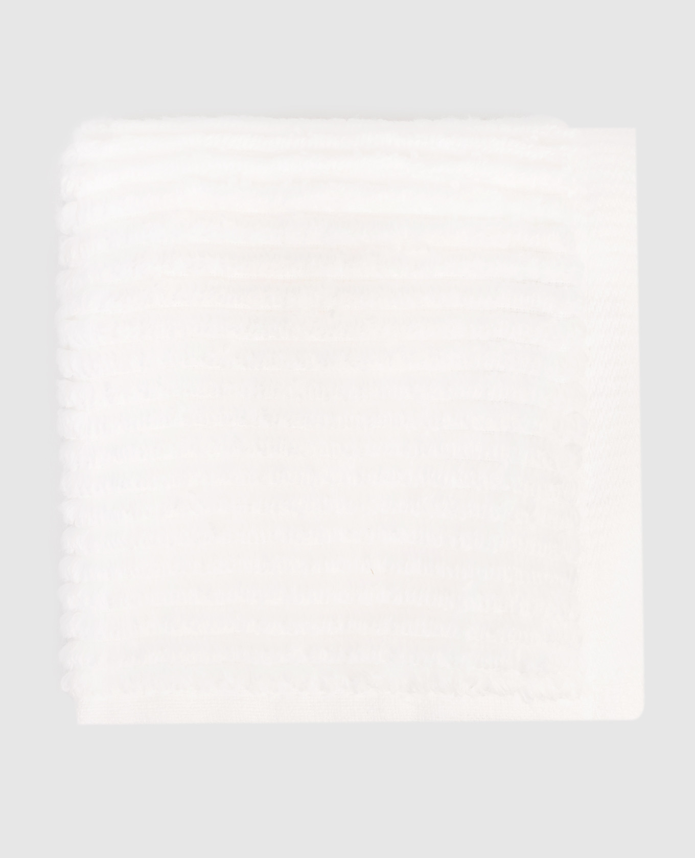 Белое махровое полотенце для лица Raya