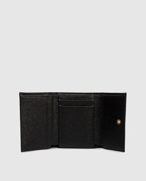 Dolce&Gabbana Чорне шкіряне портмоне з логотипом BI0770A1001