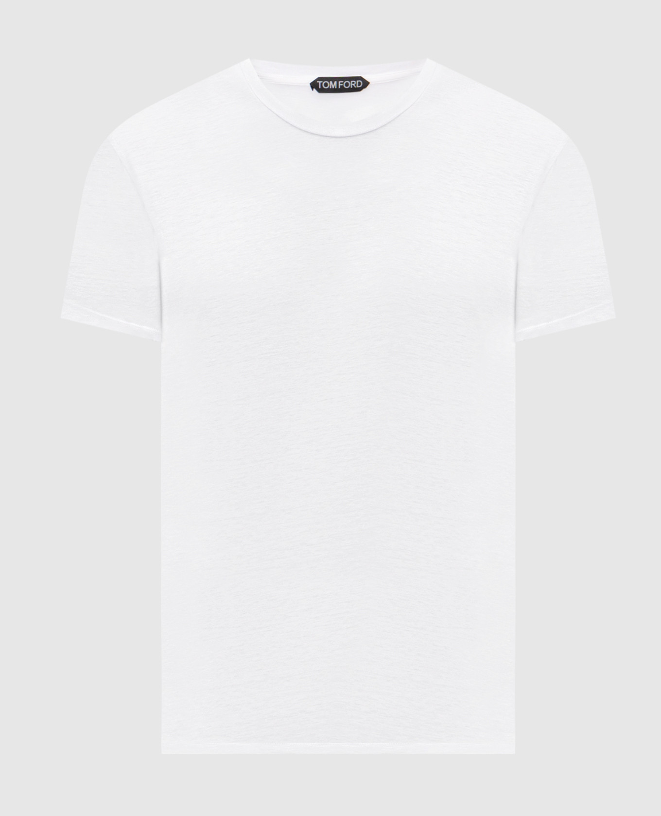 Белая футболка с шелком