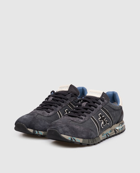 Premiata Серые комбинированные кроссовки LUCY LUCY