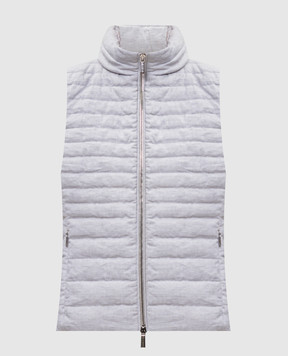 MooRER Серый жилет VILLAN из льна VILLANLSN