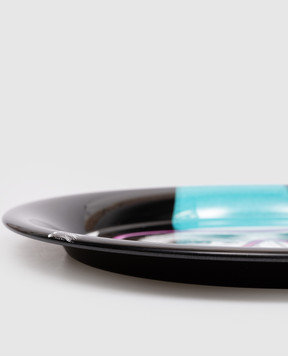 Fornasetti Чорний піднос Silviasub C26Y602