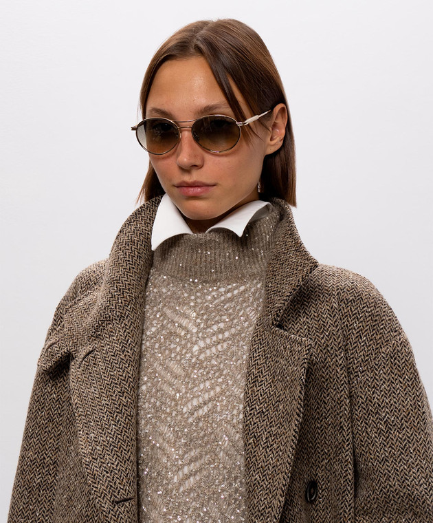 Brunello Cucinelli солнцезащитные очки MOCMULTS43 изображение 2