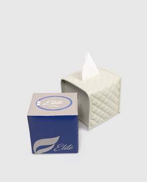 Giobagnara Зелений шкіряний тримач для серветок PCPTSQRV109