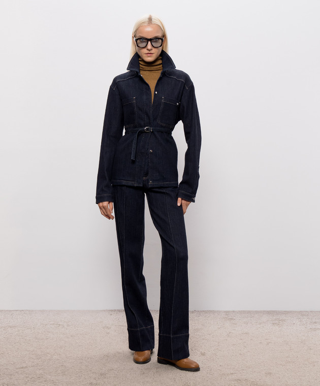 Allude Коричневий гольф з вовною з люрексом 26564102 зображення 2