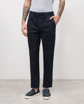 ISAIA Синие брюки PNCT16XP871