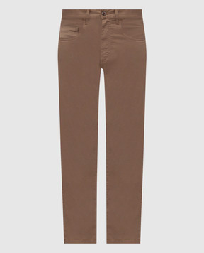 Canali Корчевые брюки с патчем логотипа PT01482D91519