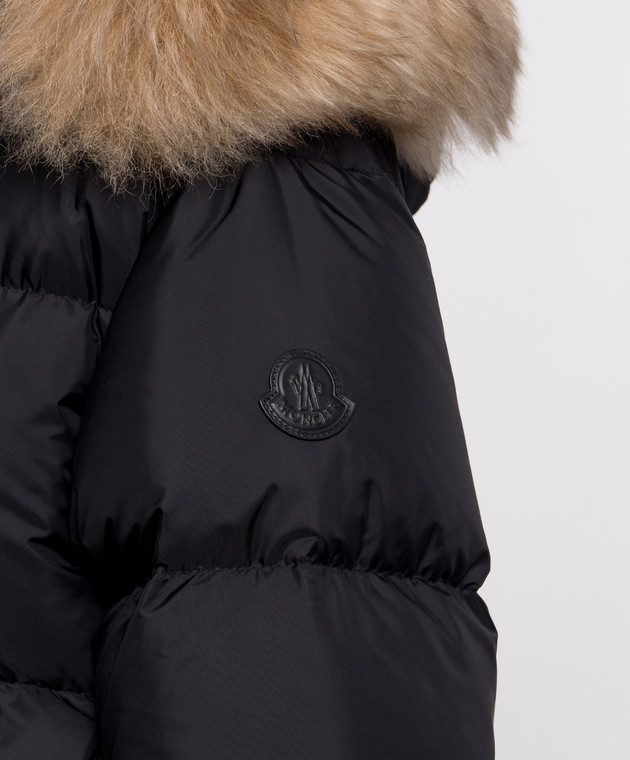 Moncler Черный пуховик Aphroties L20931C0002553A5E изображение 5