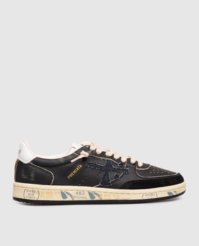 Premiata Черные кожаные кроссовки BSKT CLAY BSKTCLAD6924