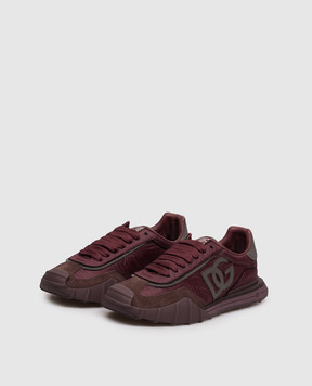 Dolce&Gabbana Бордові кросівки Dg Athletic CS2384A0920