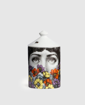 Fornasetti Ароматична свічка - Tra i Fiori Décor в порцеляновому свічнику FPSM800YGS
