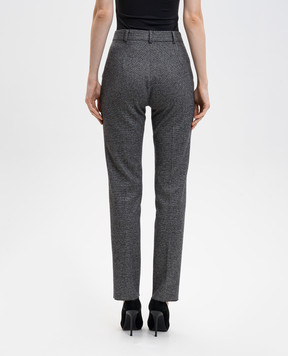 Max Mara Сірі штани Negus у візерунок NEGUS
