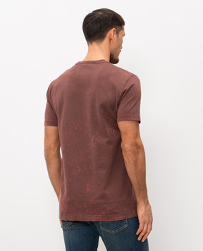 Dolce&Gabbana Коричневая футболка с принтом логотипа G8RN8TG7POI