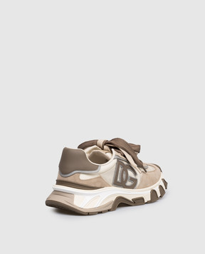 Dolce&Gabbana Бежеві комбіновані кросівки COUNTRY ROAD CS2403A0205