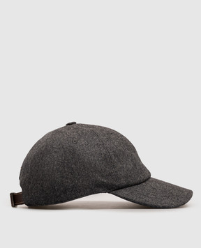 Brunello Cucinelli Дитяча сіра кепка з вовни B038PW322C