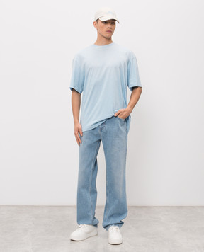 Axel Arigato Блакитна футболка Bubble A3861003