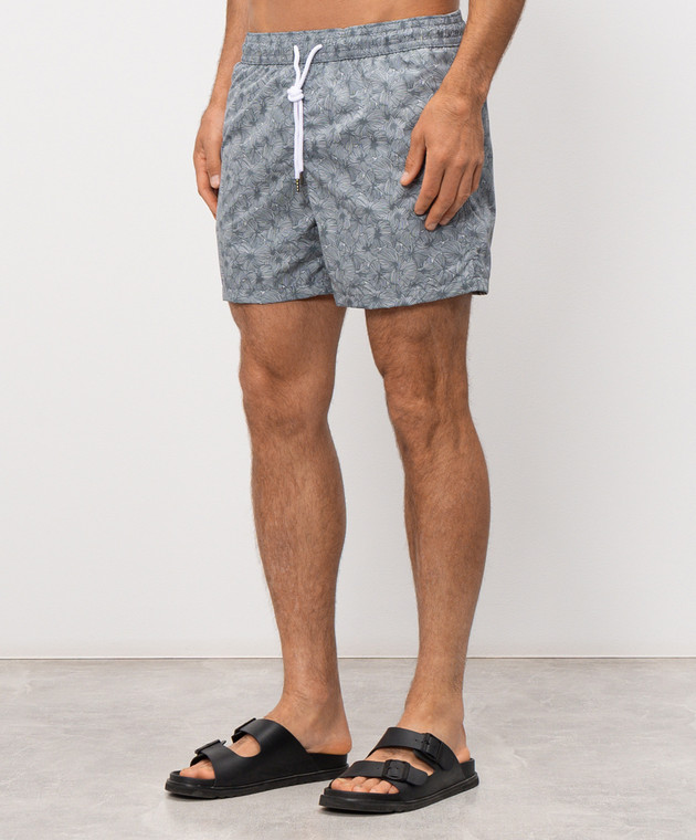 Pini Parma Зелені шорти для плавання в принт 6059472 зображення 2