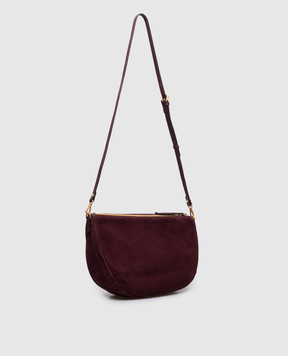 Gianni Chiarini Бордова замшева сумка крос-боді Cleo BS12691CMPL