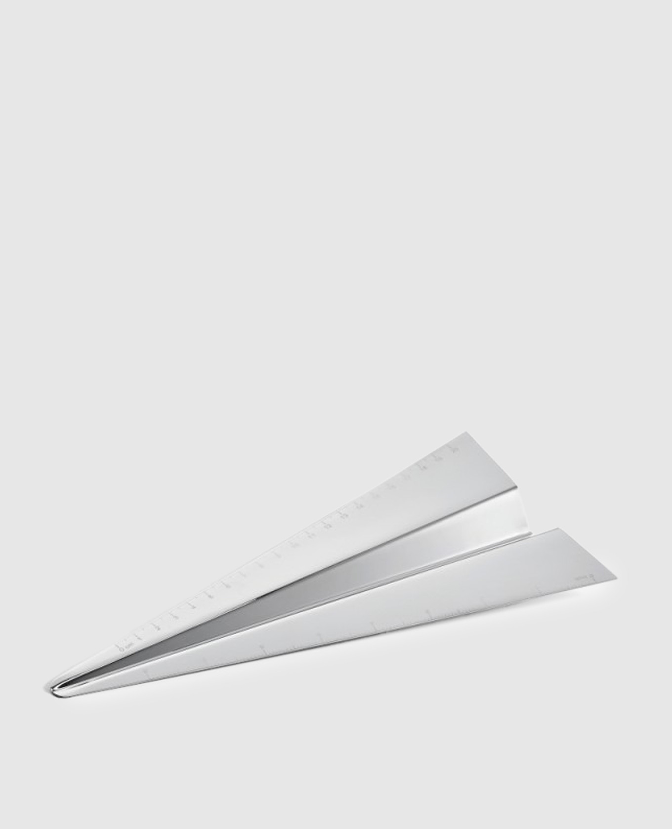 

Серебристая линейка AIRPLANE, Серебристый, Канцелярия