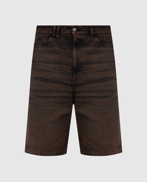 A Cold Wall Коричневые джинсовые шорты Cromer ACWMJS053B