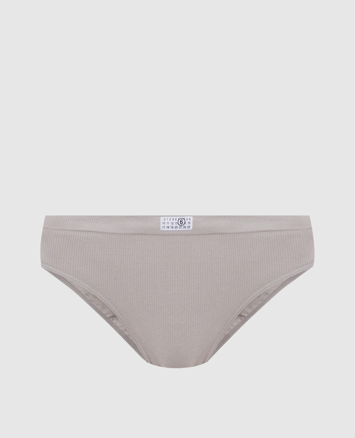 Серые трусики-слепы с нашивкой эмблемы