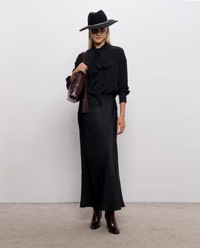 Etro Черная блузка с шелком WRIA007799TJAA2
