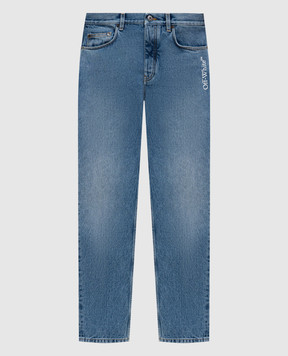 Off-White Синие джинсы Half Arrow 44XYA175S26D002