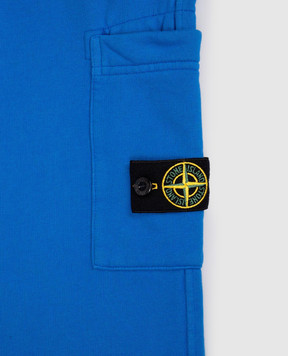 Stone Island Дитячі сині джогери з логотипом K2S166200001S0A201012