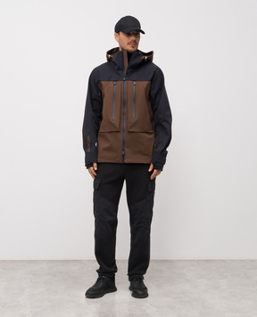 Moncler Grenoble Коричнева гірськолижна куртка Gunung K20971A00005M7200