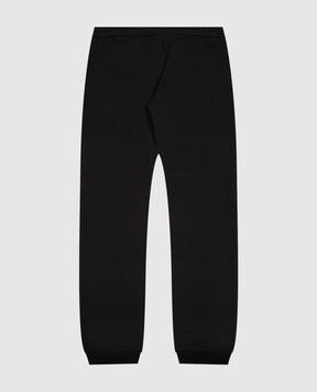 Moncler ENFANT Дитячі чорні утеплені джогери з вишивкою логотипа L29548H00006899PS
