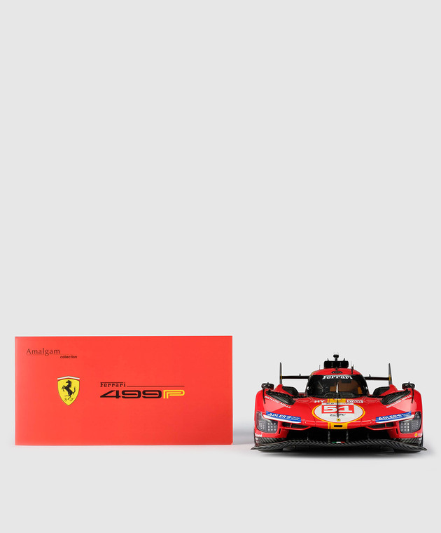 Amalgam Червоний сувенір у формі боліда Ferrari 499P M6274SC1 зображення 4