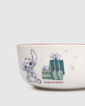 Disney Біла керамічна миска Christmas Stitch DN25344