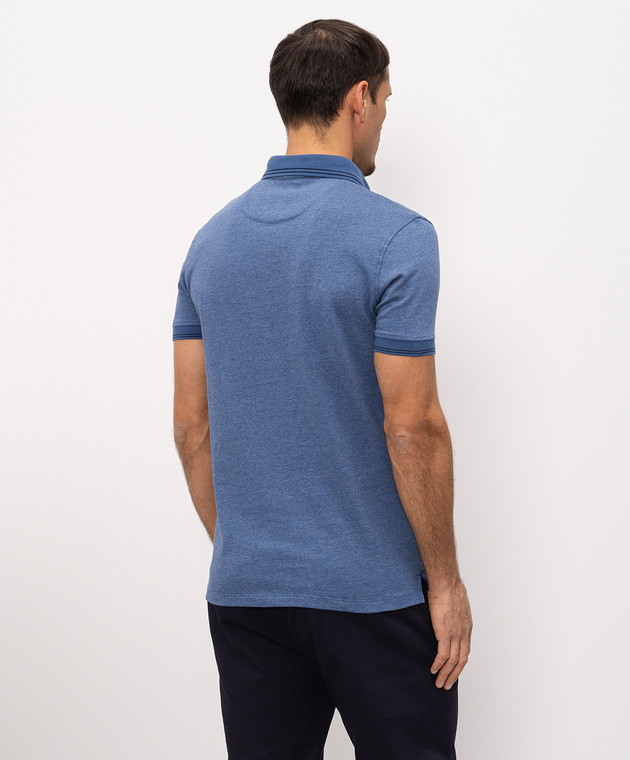 Florentino Синее поло 126774610652 изображение 4