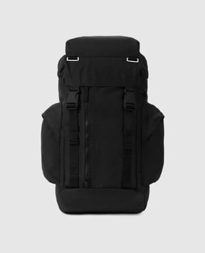Stone Island Чорний рюкзак CORDURA 1500 з логотипом K2S159200010S0075
