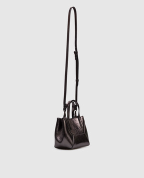 Brunello Cucinelli Сіра шкіряна сумка BC Duo MBDED2675