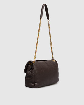 Saint Laurent Коричневая кожаная сумка Calypso 777399AACYT