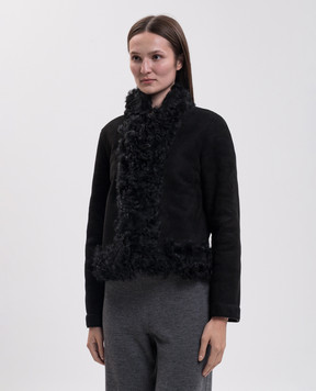Fendi Черная дубленка FM5482B1O9