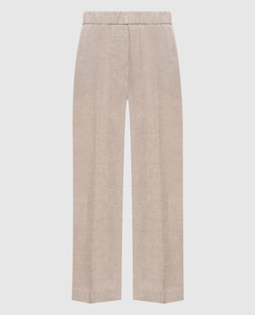 Peserico Бежеві штани з льону P0430102629