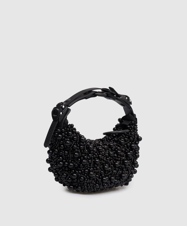 Innerraum Чорна сумка-хобо HM0 з намистинами HM0BSPEARLS зображення 3