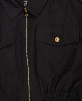 Balmain Дитяча чорна куртка BY2A87B00941214