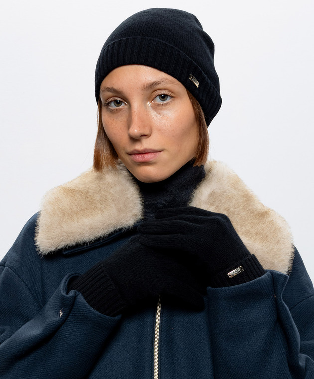 Herno Черная шапка из кашемира BER00085D71047 изображение 2