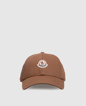 Moncler Коричнева кепка з логотипом L10933B0000804863