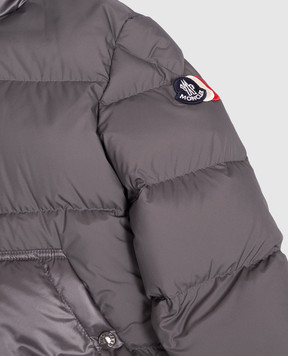 Moncler ENFANT Детский серый пуховик Barin L29541A00065597YW