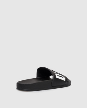 Diesel Дитячі чорні слайдери з тисненням логотипа BC1084KF0192535