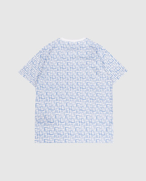 Balmain Дитяча футболка з принтом BY8R01Z37771214