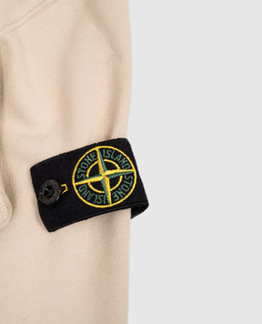 Stone Island Дитяча бежева спортивна куртка з логотипом K2S166100003S0A2024