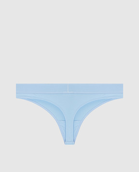 Tom Ford Блакитні трусики-тонг з візерунком логотипа KNJ009JEX166